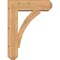 Ekena Millwork Thorton Craftsman Smooth Bracket w/ Offset Brace, Western Red Cedar, 7 1/2"W x 24"D x 32"H BKT0806X24X32THR04SWR - alternate 4
